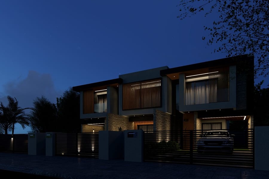 Fachada do Aurora Premier à noite